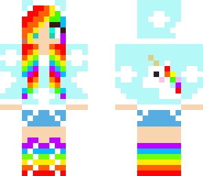 rainbow girl