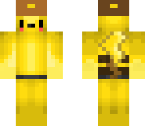 chibi pikachu with a box finished