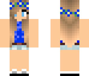 blue summer girl