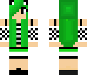 panda girl my first skin ever done