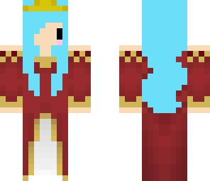 blue haired queen
