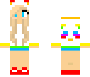 rainbow panda girl