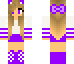 purple cat girl