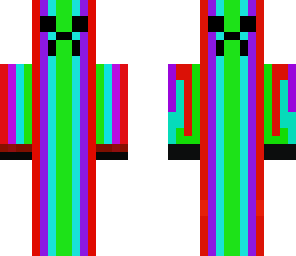 creeper rainbow man