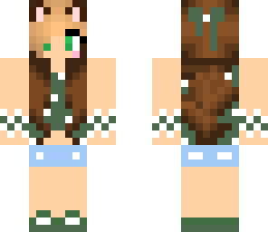 cute polka dot green