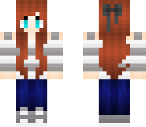 cute striped girl