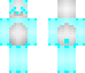 light blue panda