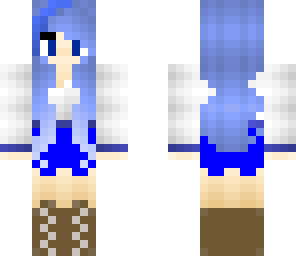 blue girl