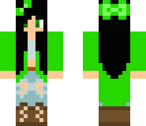 green girl