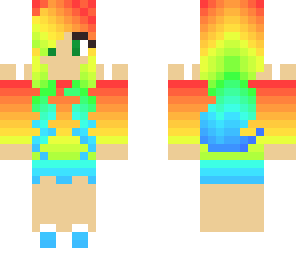 rainbow girl