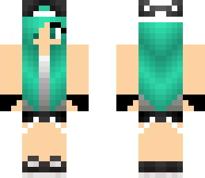 teal and aqua tomboy