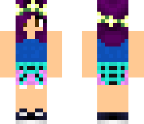short purple hair