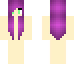 purple hair skin base