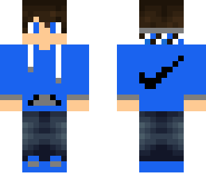 blue nike boy