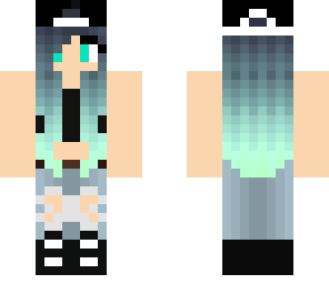 blue hair girl
