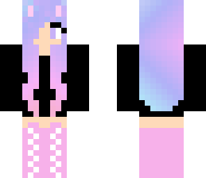 pastel wolf girl