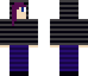  purple- haired girl