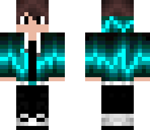 blue hoodie boy