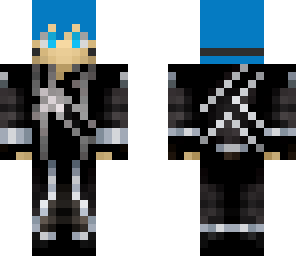 blue hair kirito