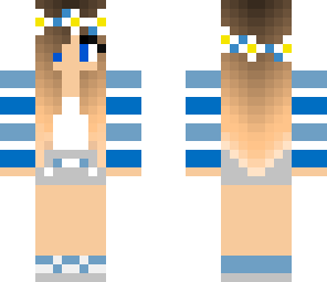 cute blue girl