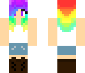 rainbow girl