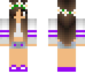 cute purple girl