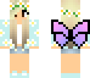 flowers jacket with wings