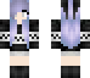 edited - lilac goth chibi