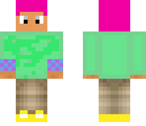 pink man