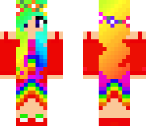 rain bow girl