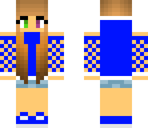 blue girl