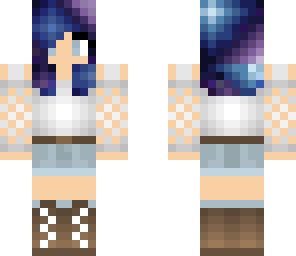 galaxy hair girl 2