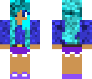 blue girl