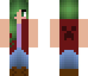 chill creeper girl