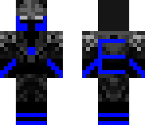 blue man