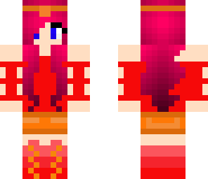 cute red girl