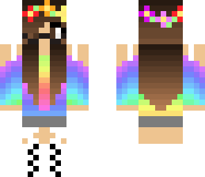 mustache tye dye girl