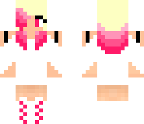 pink dip dye hair girl