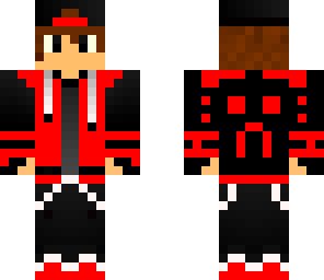 red teen boy