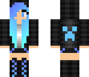 blue creeper girl