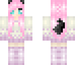 kawaii pastel cat girl
