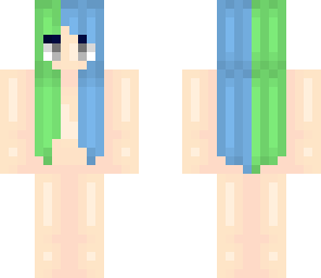 blue and green hair base