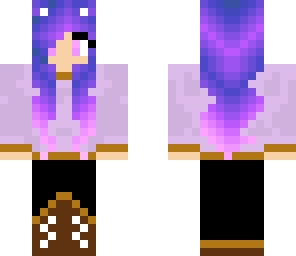 purple panda girl