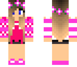 pink rose girl