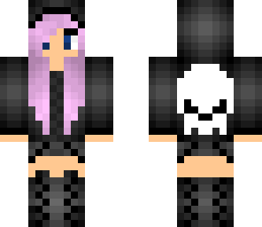 me pink hair girl