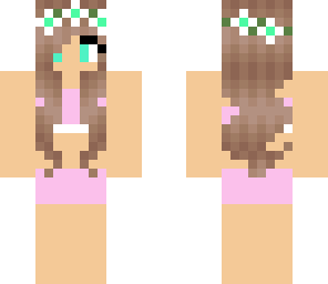 pink bikini girl