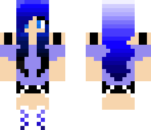 cute blue girl