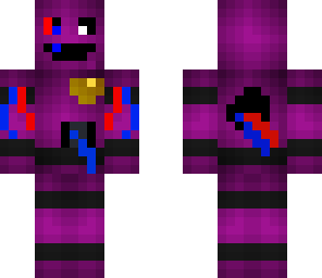 withered purple animatronic