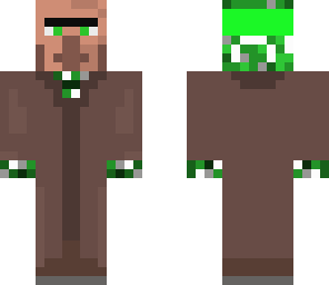 creeper being a fake villager