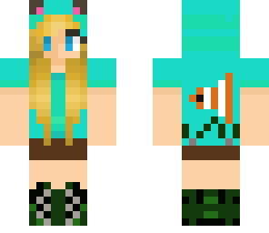 aquarium or carnival girl